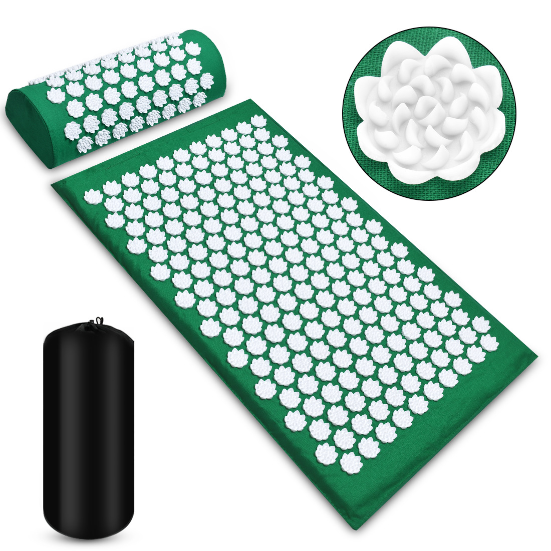 Pressure-Point Recovery Mat & Pillow Set