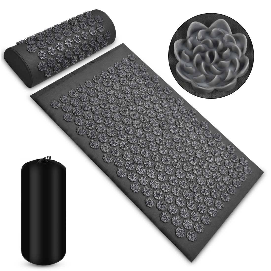 Pressure-Point Recovery Mat & Pillow Set