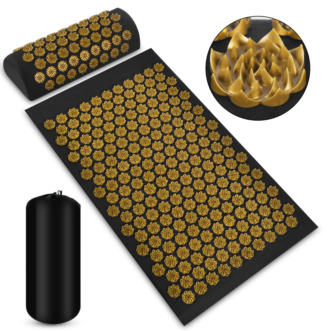 Pressure-Point Recovery Mat & Pillow Set